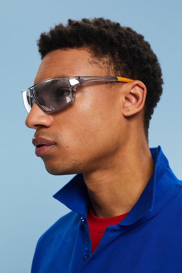 Unisex Sport Sunglasses, GREY, detail image number 4