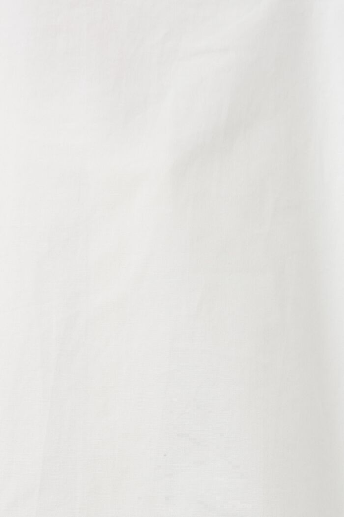 Short Sleeve Cotton Poplin Shirt, OFF WHITE, detail image number 7
