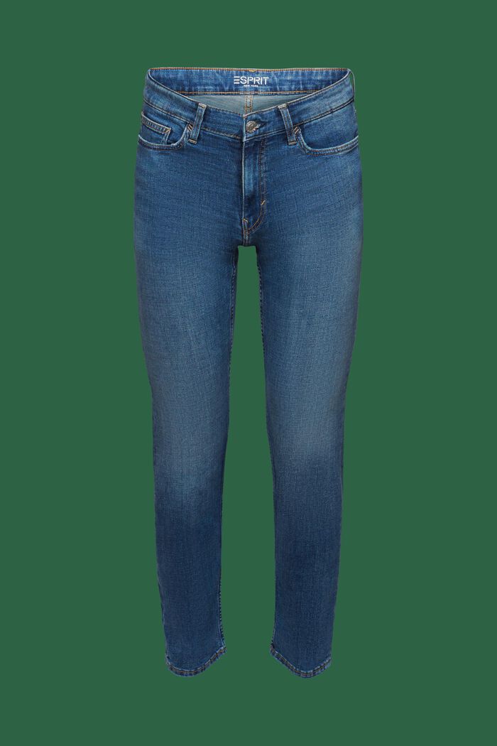 Mid-Rise Slim Fit Jeans, BLUE MEDIUM WASHED, detail image number 8