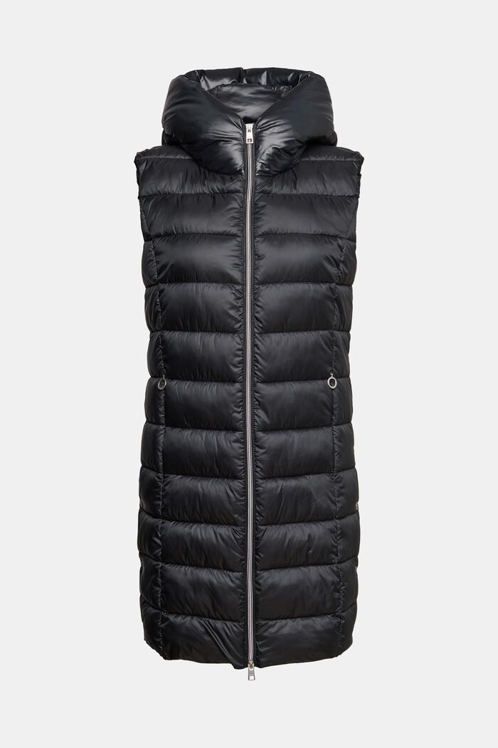 Long quilted body warmer with 3M™ Thinsulate™, BLACK, detail image number 6