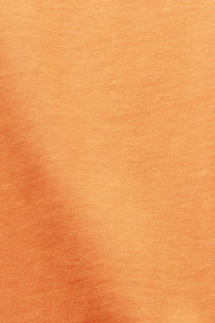 T-shirt with tiny print, 100% cotton, ORANGE, detail image number 5