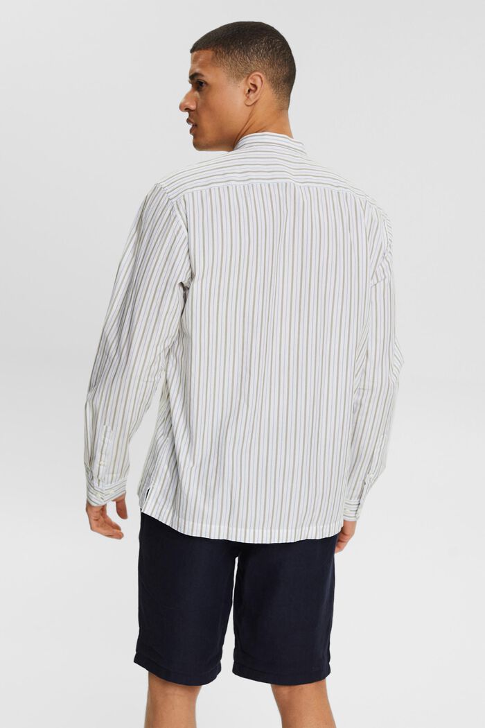 Shirt with striped pattern, WHITE, detail image number 3