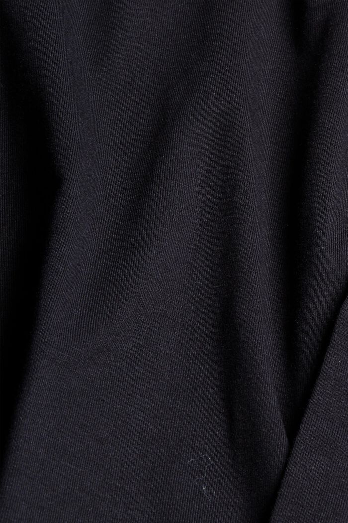 Jersey shirt with COOLMAX®, BLACK, detail image number 4
