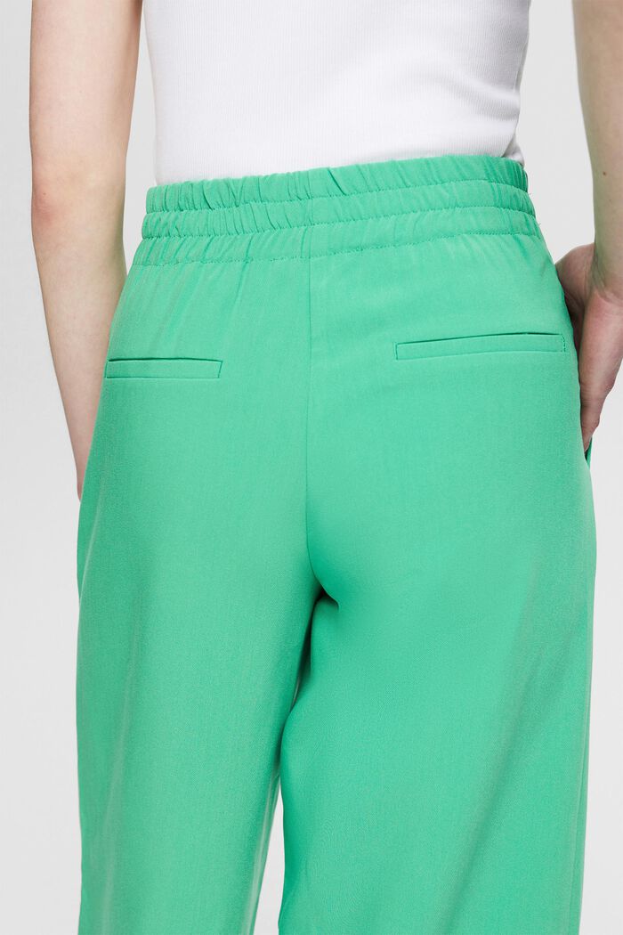 Wide leg trousers, GREEN, detail image number 4