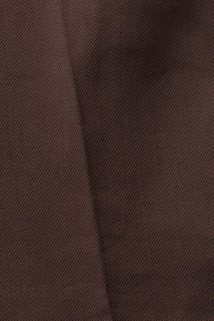 HEMP mix & match trousers, BROWN, detail image number 4