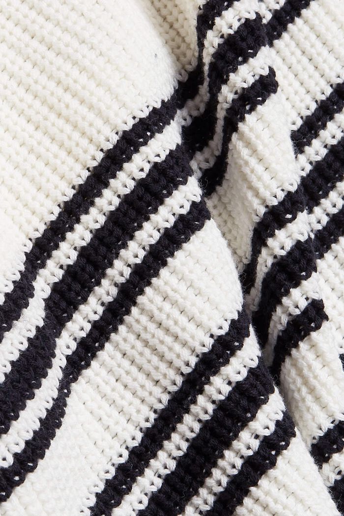 Cardigan with a cable knit pattern, OFF WHITE, detail image number 4