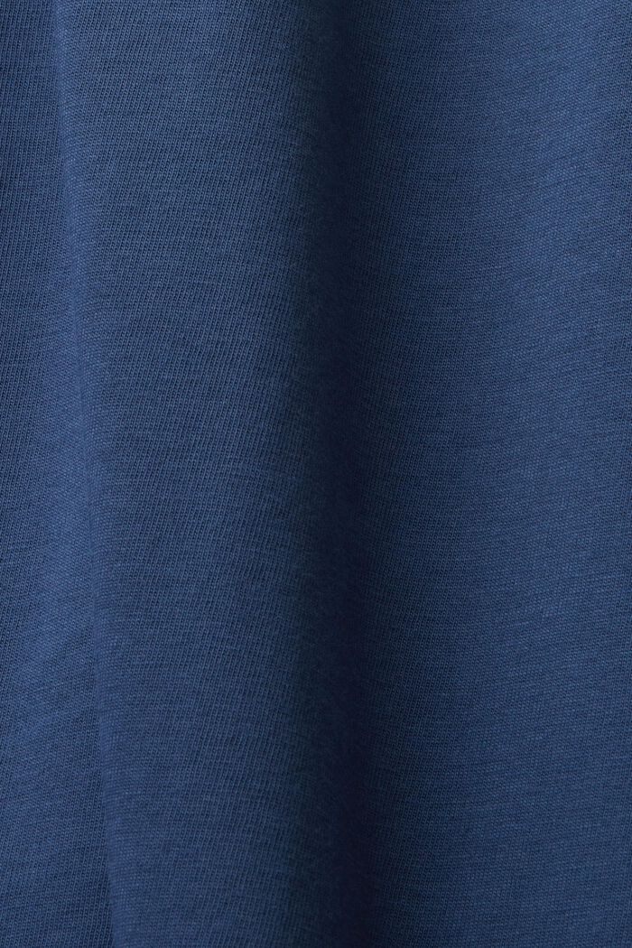 Graphic Cotton Jersey T-Shirt, GREY BLUE, detail image number 6