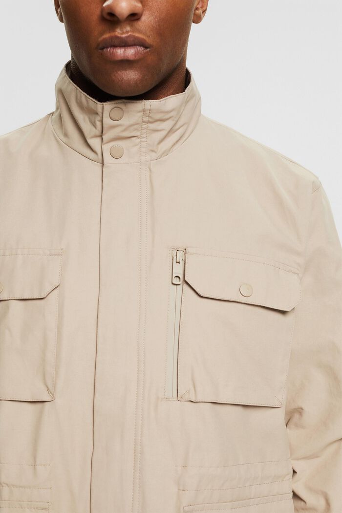 Between-seasons jacket made of blended organic cotton, LIGHT BEIGE, detail image number 2