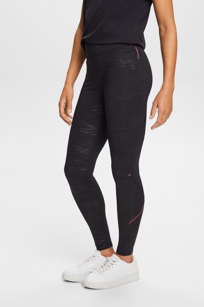 Active Leggings With E-DRY, BLACK, detail image number 0