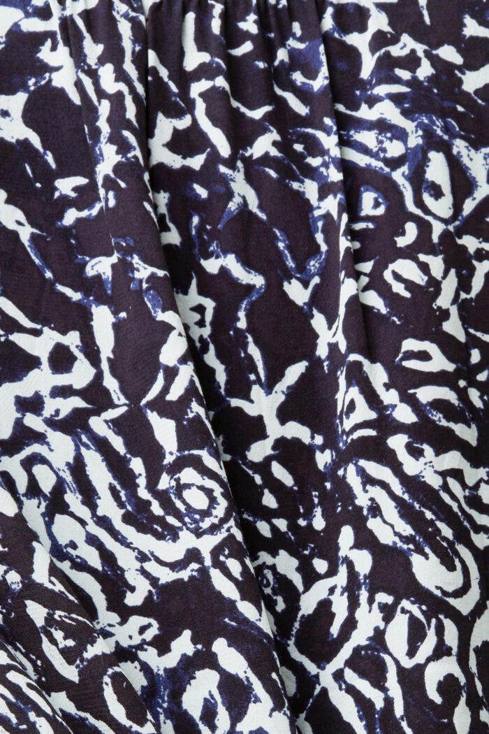 Blouse with all-over print, NAVY, detail image number 6