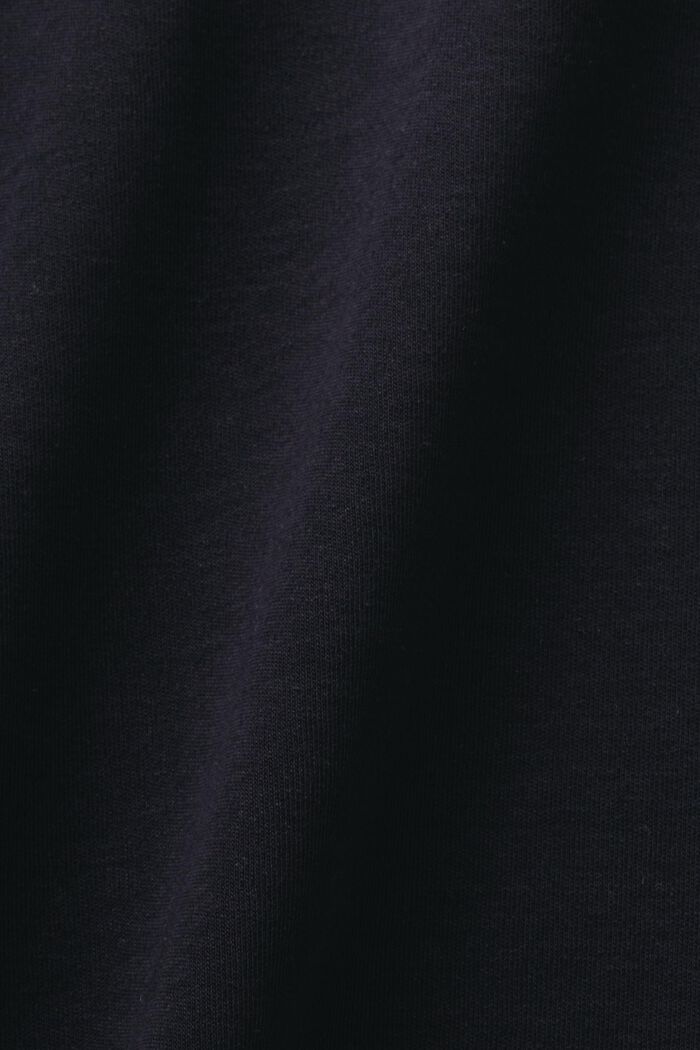 Oversized t-shirt with a patch pocket, BLACK, detail image number 6