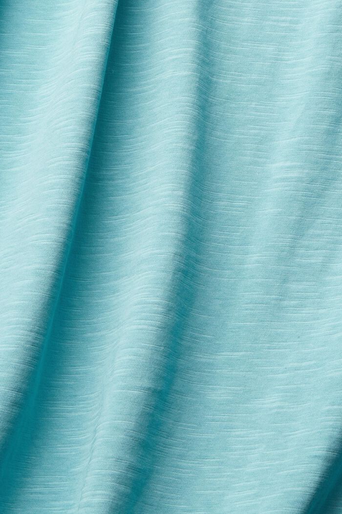 Jersey dress with a cut-out at the back, AQUA GREEN, detail image number 5