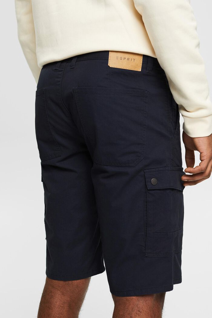 Cargo shorts in 100% cotton, NAVY, detail image number 2
