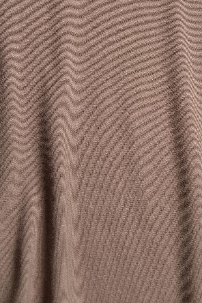 Jersey pyjamas in LENZING™ ECOVERO™, TAUPE, detail image number 4