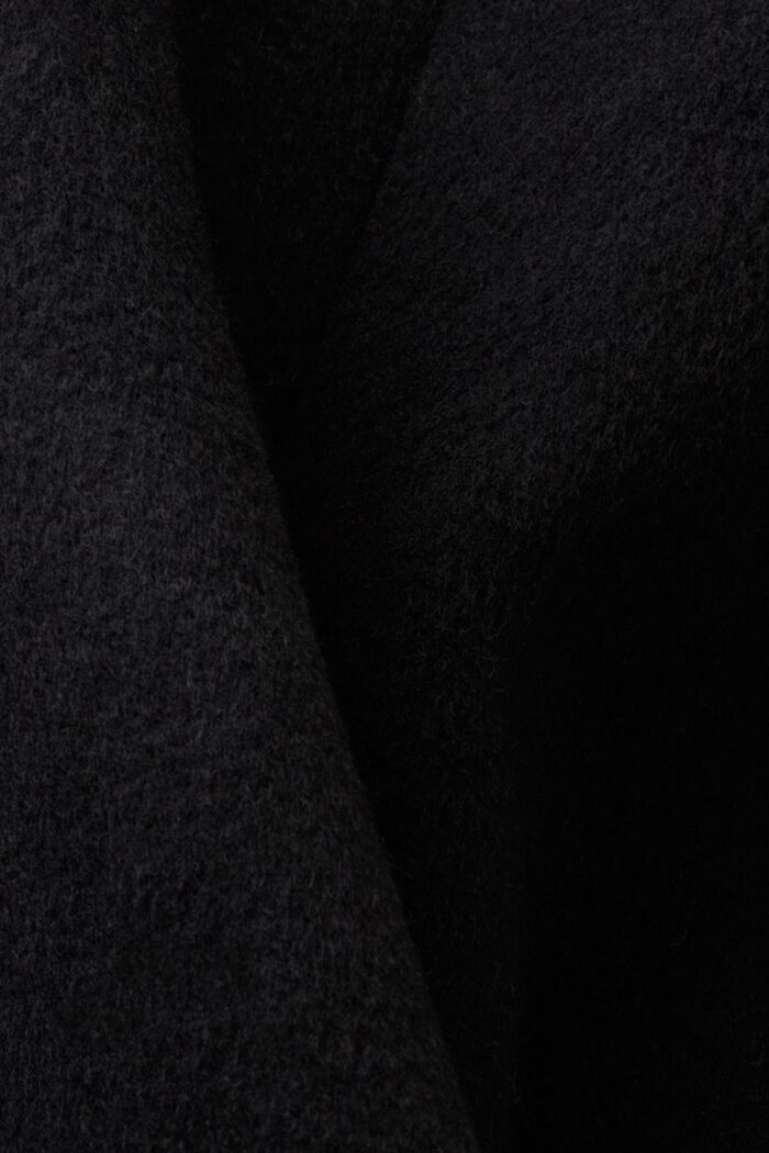 Wool blend jacket with cashmere, BLACK, detail image number 4