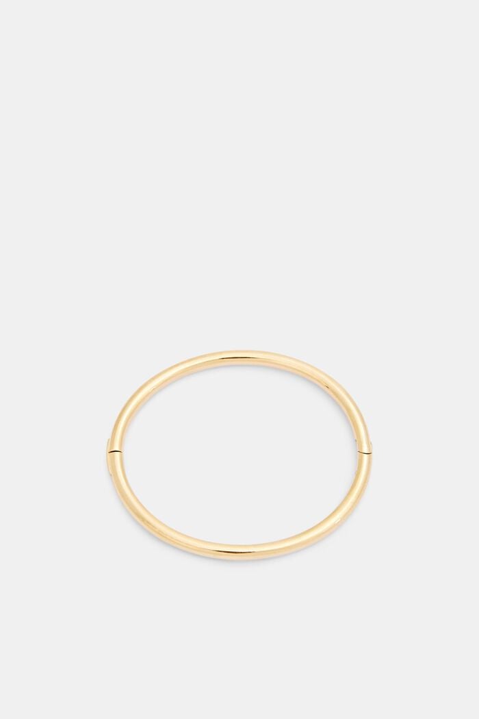 Bangle with clip fastener, stainless steel, GOLD, detail image number 0