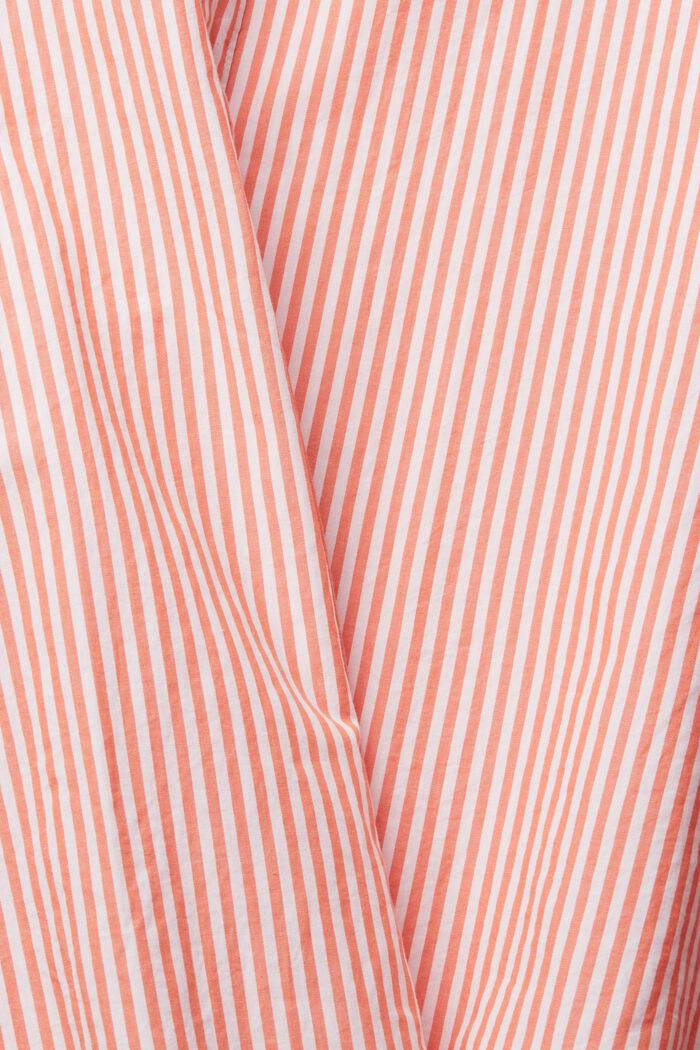 Button-down shirt with a striped pattern, CORAL, detail image number 5