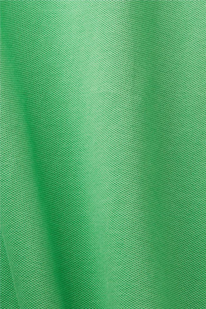 Signature piqué polo shirt, GREEN, detail image number 5