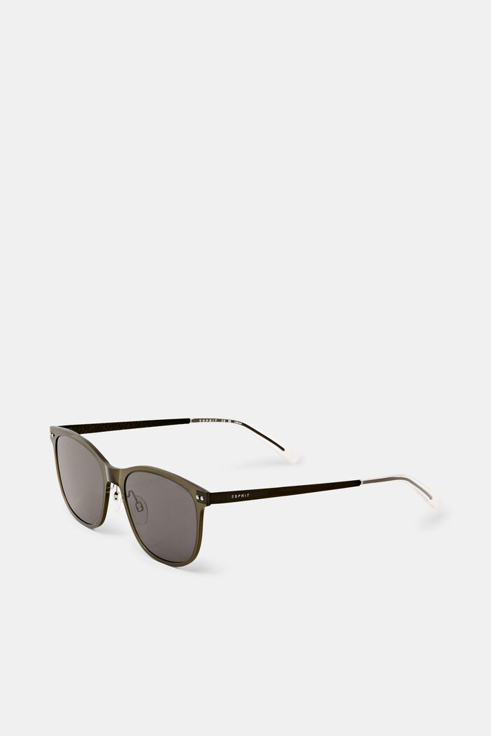 Tinted Square Framed Sunglasses, GREY, detail image number 2