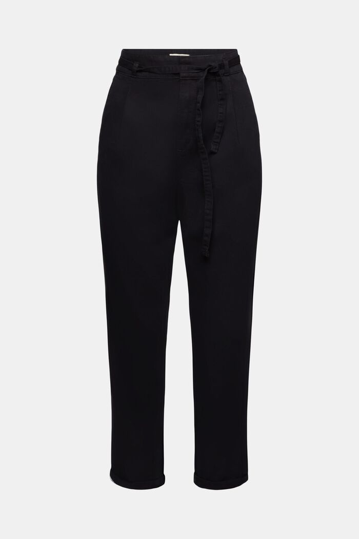 Chino Pants, BLACK, detail image number 6