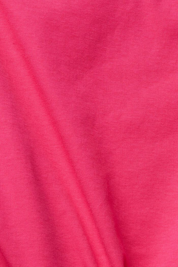 T-shirt with cut-out, PINK FUCHSIA, detail image number 1