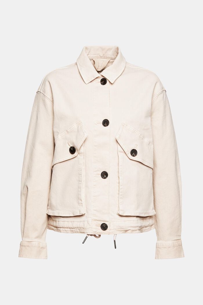 Lightweight utility-style jacket, DUSTY NUDE, overview