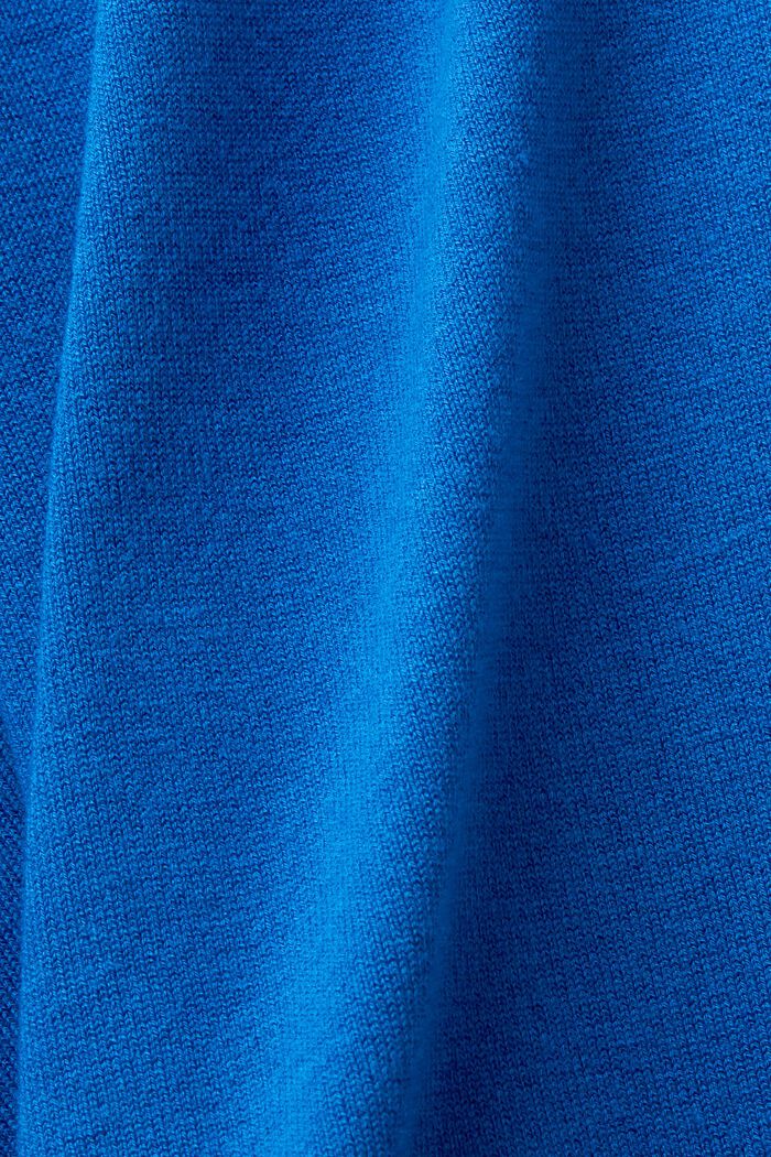 Rollneck Batwing Sweater, BRIGHT BLUE, detail image number 5