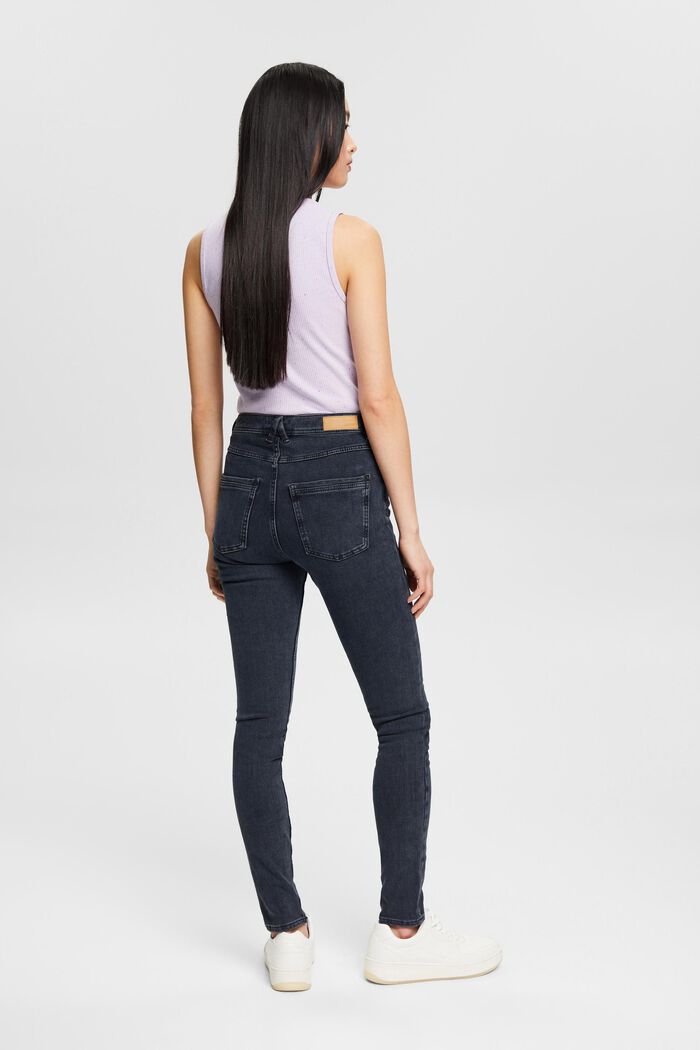 Stretch jeans made of blended organic cotton, BLUE BLACK, detail image number 3