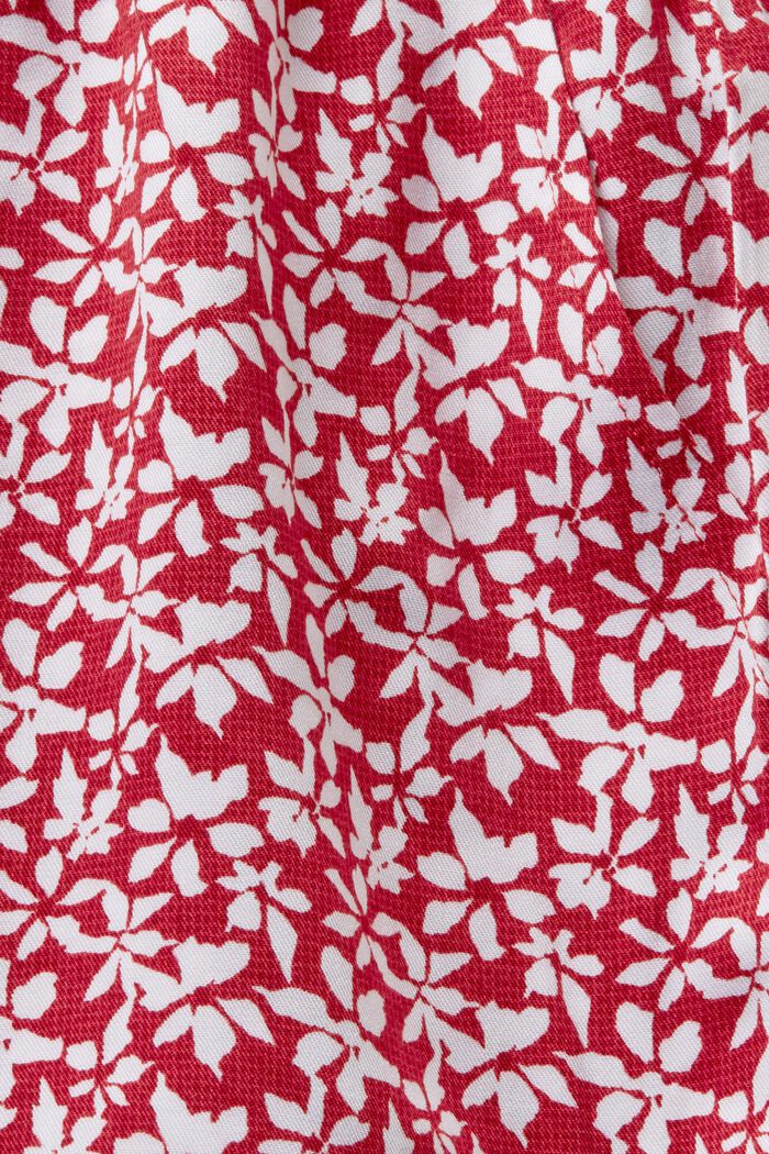 Printed Beach Shorts, DARK RED, detail image number 7