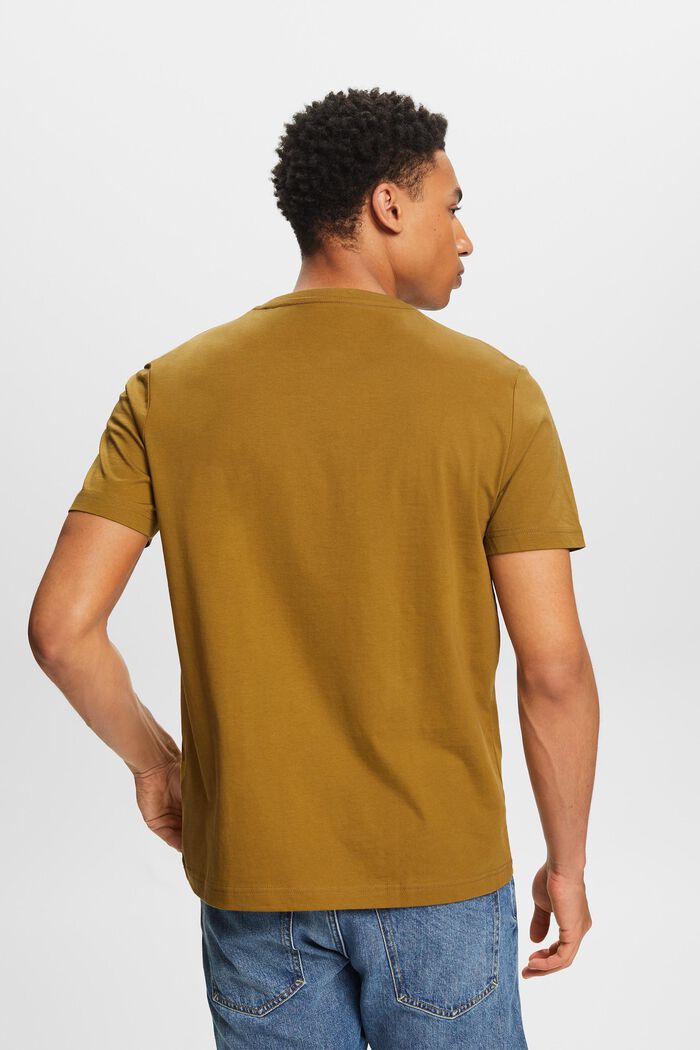 Short-Sleeve Crewneck T-Shirt, OLIVE, detail image number 2