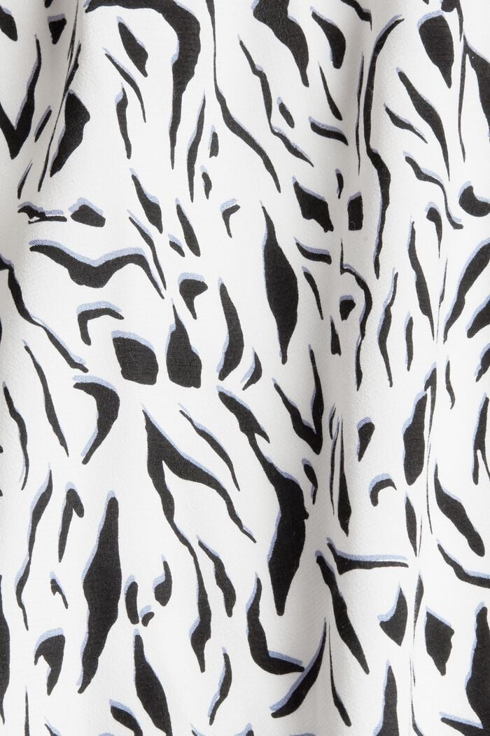 Patterned dress, LENZING™ ECOVERO™, OFF WHITE, detail image number 4