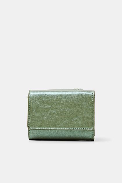Glossy Fold-Over Wallet
