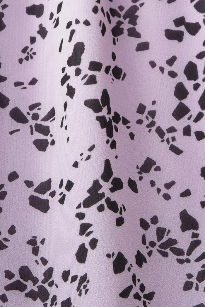 Printed Chiffon Mini Dress, LAVENDER, detail image number 4