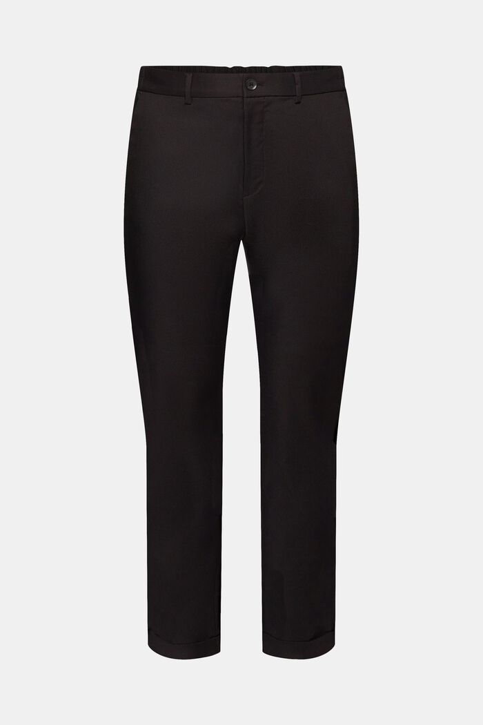 Slim fit trousers, BLACK, detail image number 6