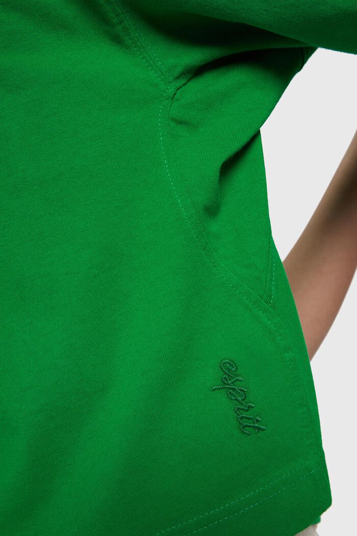 Color Dolphin Cropped T-shirt, GREEN, detail image number 3
