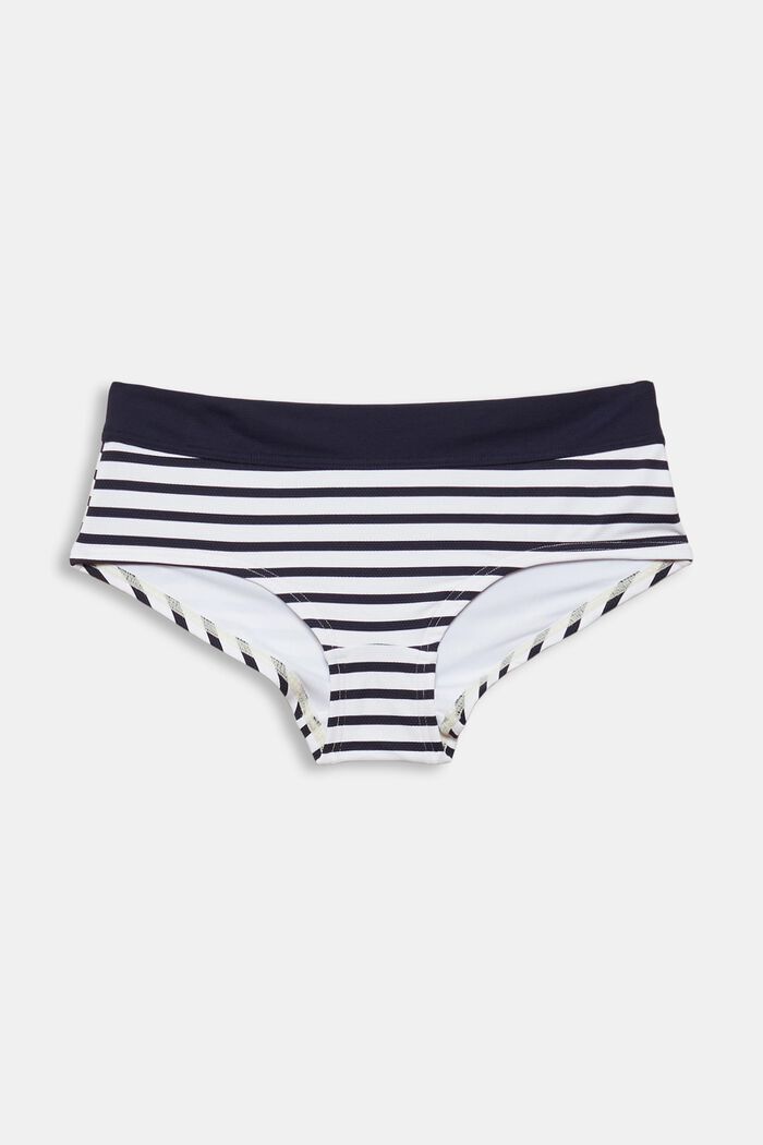 Recycled: Hipster shorts with stripes, NAVY, detail image number 4