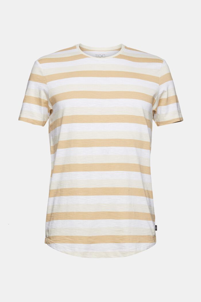 Striped jersey T-shirt, LIGHT BEIGE, detail image number 7