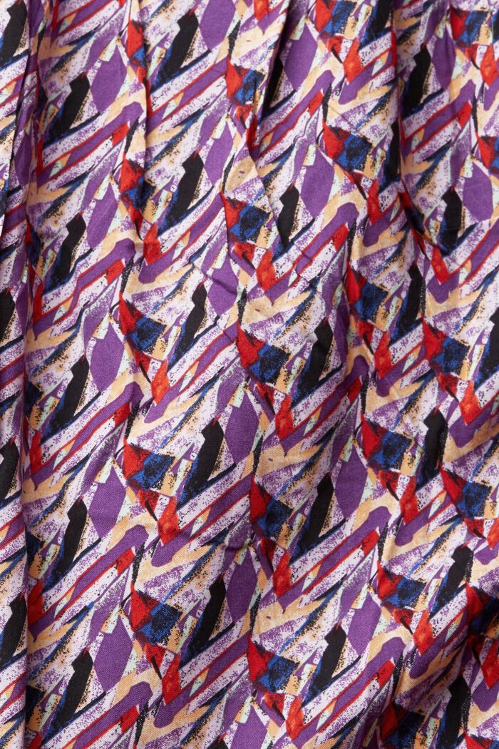 Patterned blouse, LENZING™ ECOVERO™, LAVENDER, detail image number 1