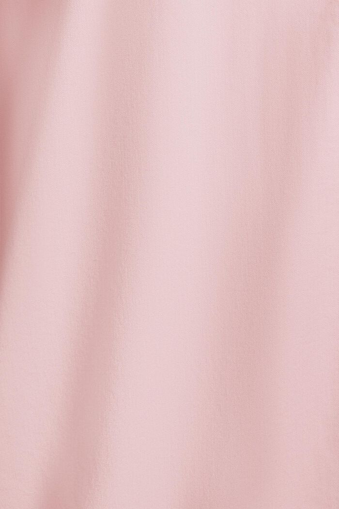 Oversized Button-Down Shirt, PINK, detail image number 4