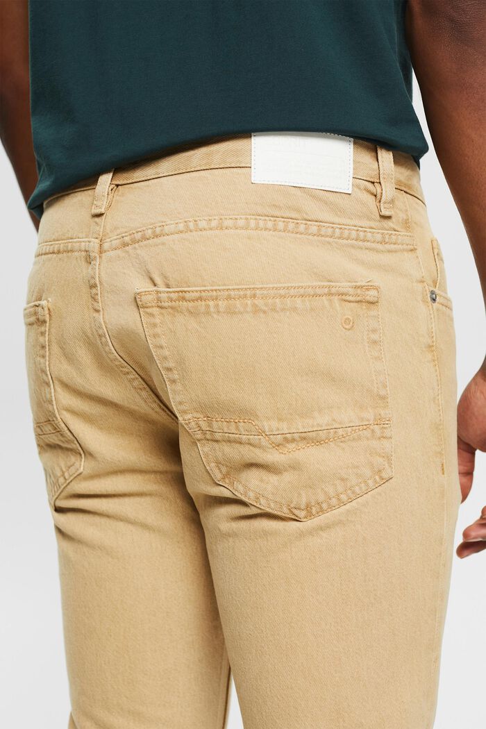 Jeans in 100% cotton, SAND, detail image number 3
