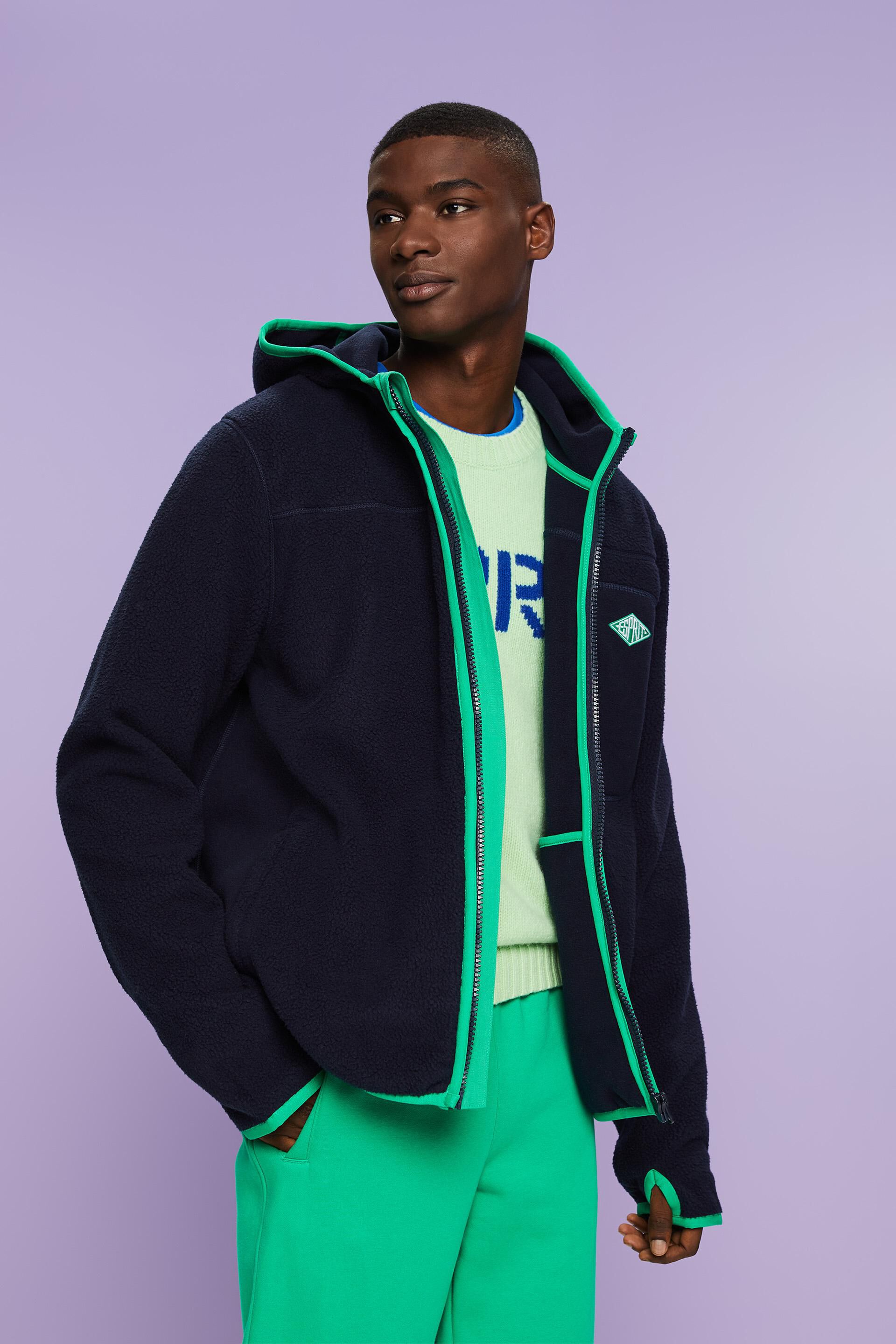 Men Casual Hoodie Sweatshirt Jacket Coat Outwear Zip Spring Basic