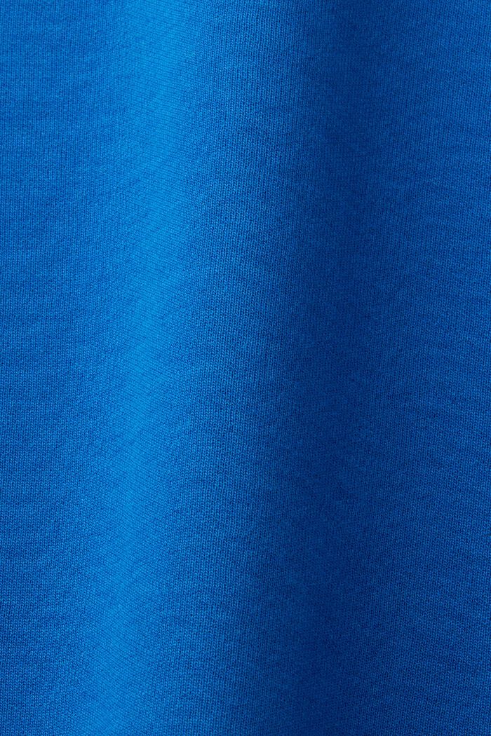 Basic sweatshirt, cotton blend, BRIGHT BLUE, detail image number 5