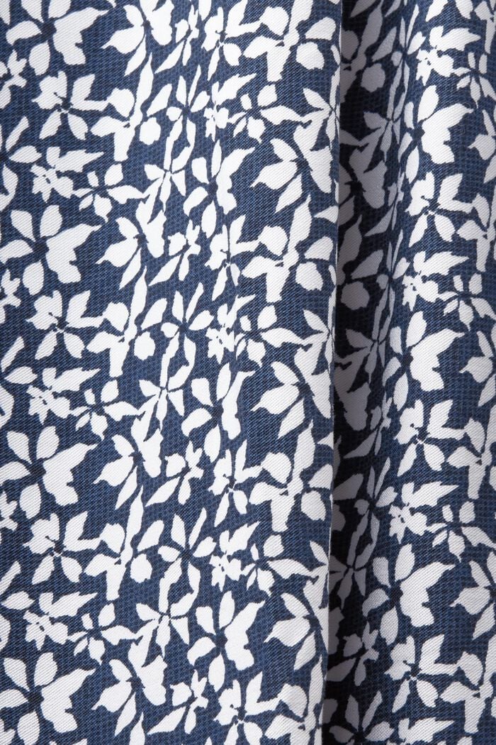 Smocked Tube Midi Dress, NAVY, detail image number 4