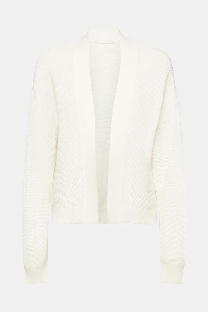 Open knitted Cardigan, OFF WHITE, detail image number 6