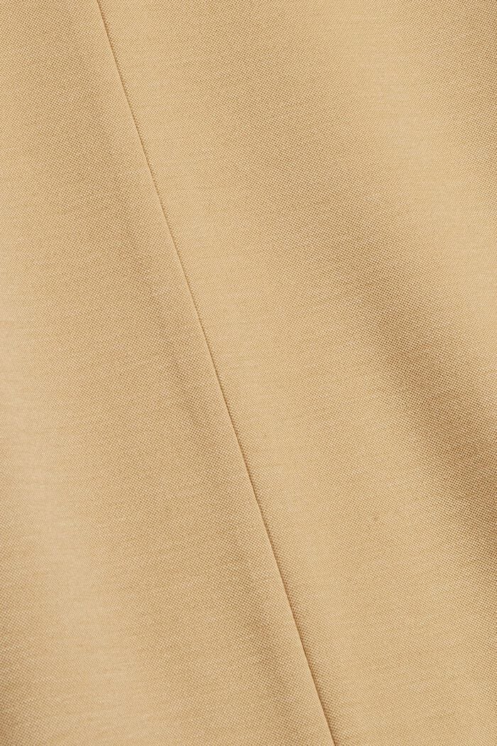 Culottes made of shape-retaining jersey, CAMEL, detail image number 4
