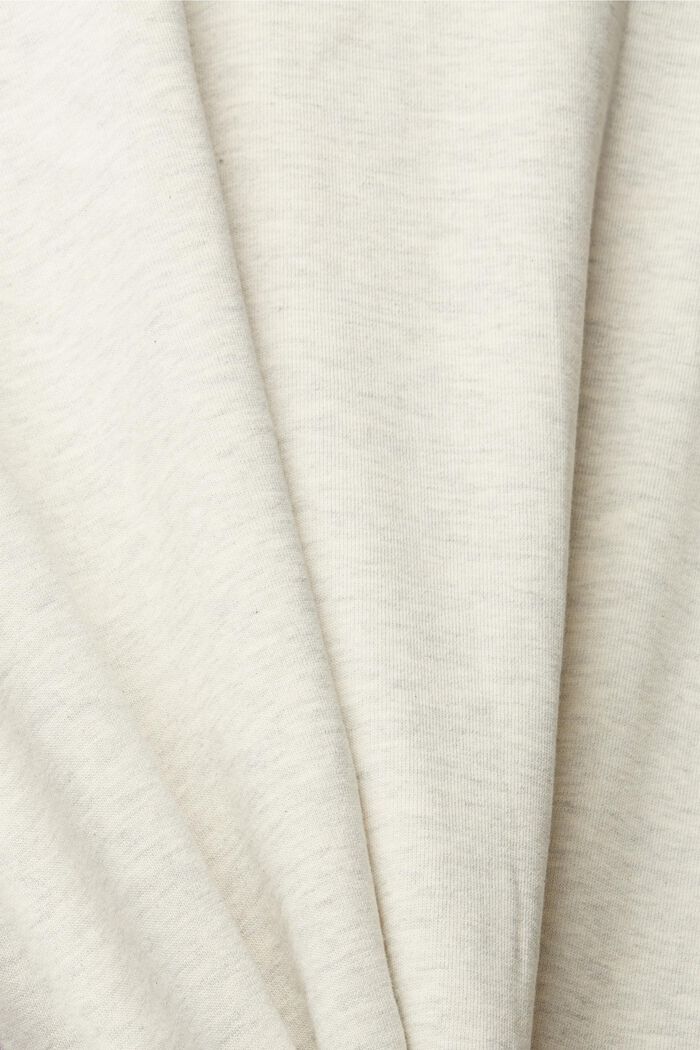 Multi-coloured sweatshirt with a logo, PASTEL GREY, detail image number 4