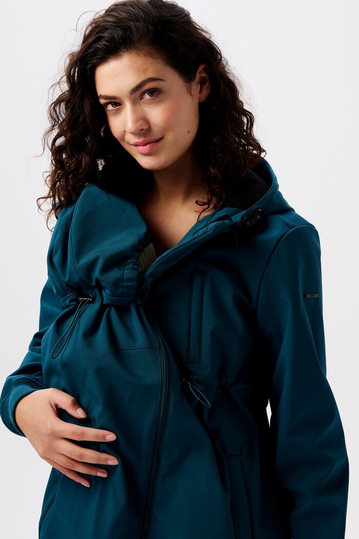 MATERNITY 3-in-1 Jacket, BLUE CORAL, detail image number 1