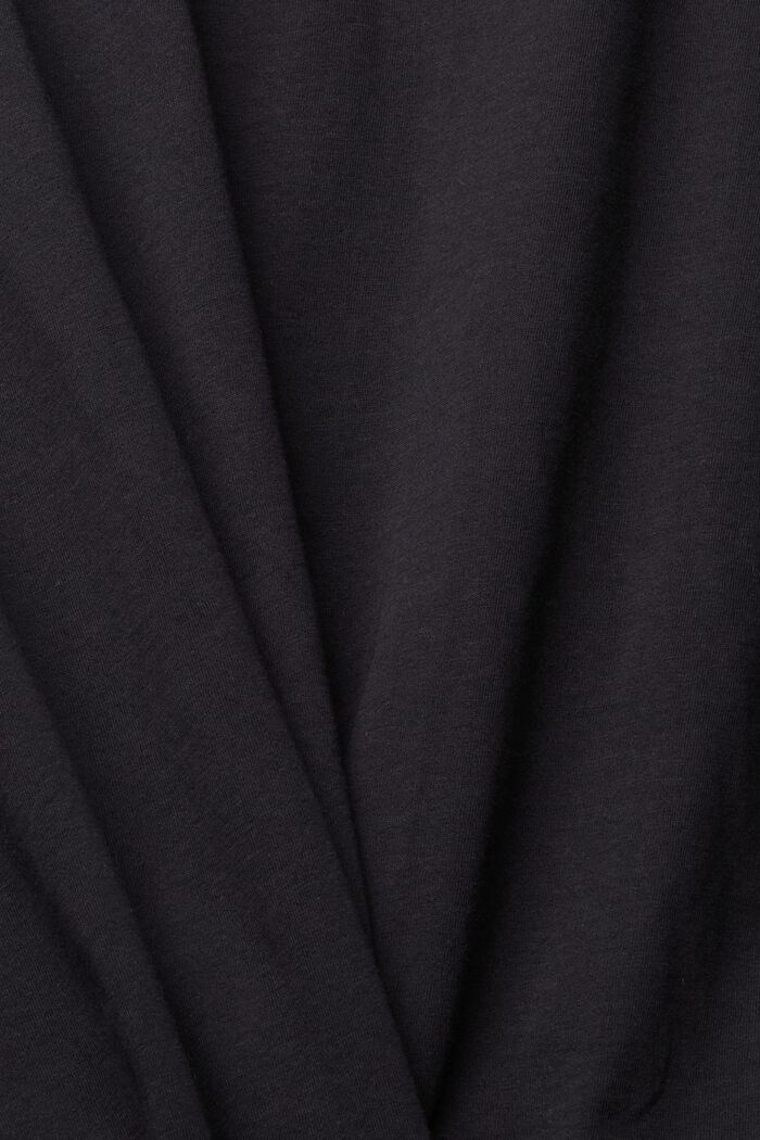 Recycled: plain-coloured sweatshirt, BLACK, detail image number 1