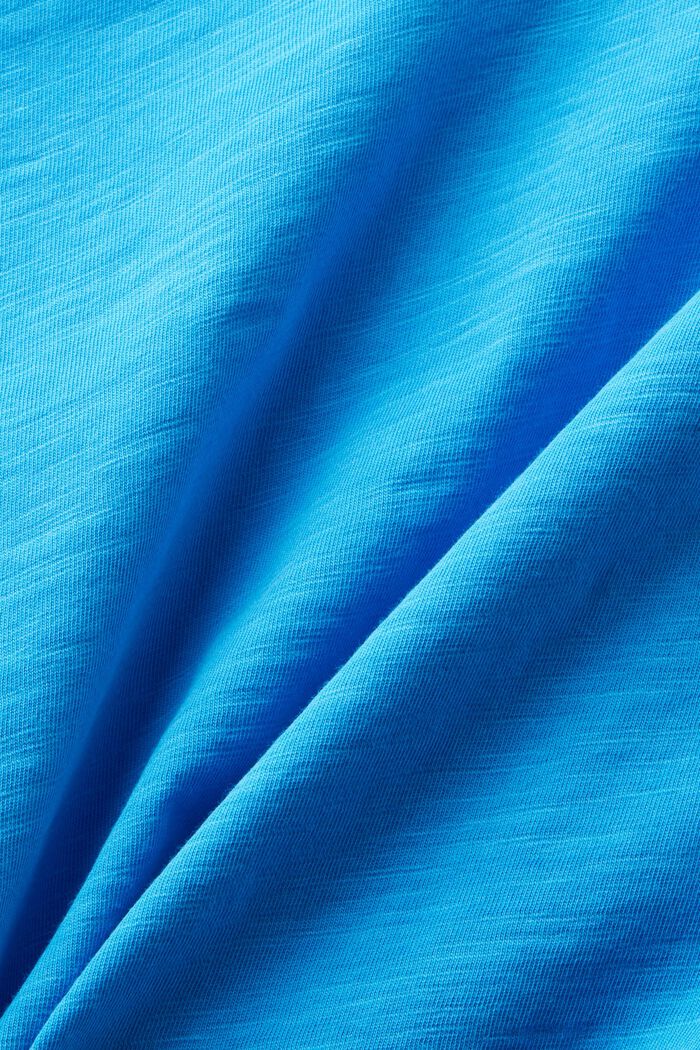 V-Neck Jersey T-Shirt, BLUE, detail image number 5