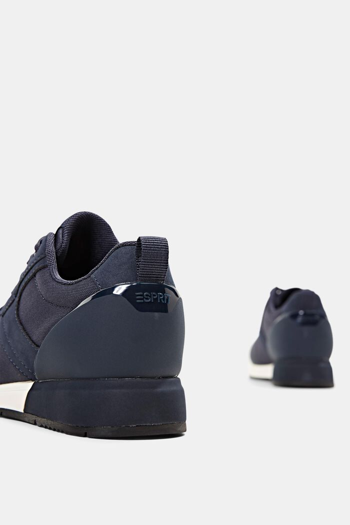 Trainers with a running silhouette, NAVY, detail image number 2